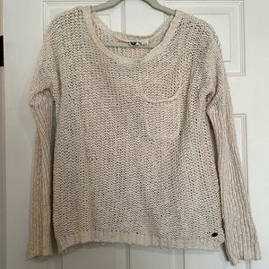 Cream Roxy sweater (M)